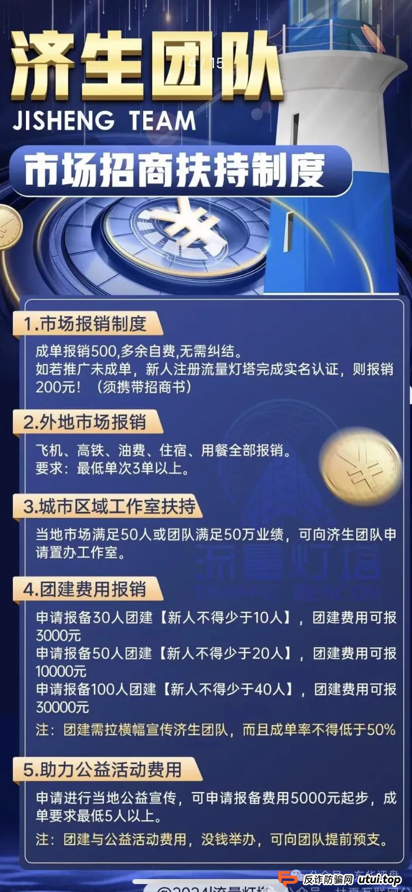【爆料】“流量灯塔”带单跟单类资金盘，昊天曾多次预警和爆料，目前操盘手老张圈钱过亿，锁仓重启，开始二次