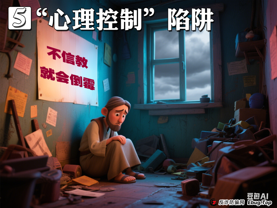 全家必看！一图带你识破邪教陷阱，第5个最隐蔽！