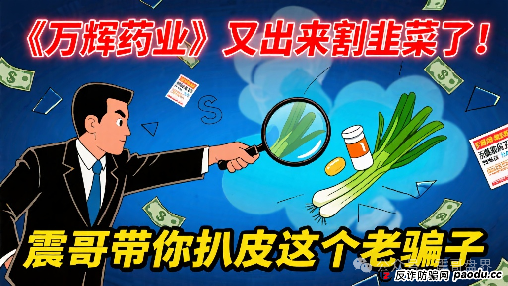 万辉制药怎么样？《万辉药业》又出来割韭菜了！震哥带你扒皮这个老骗子