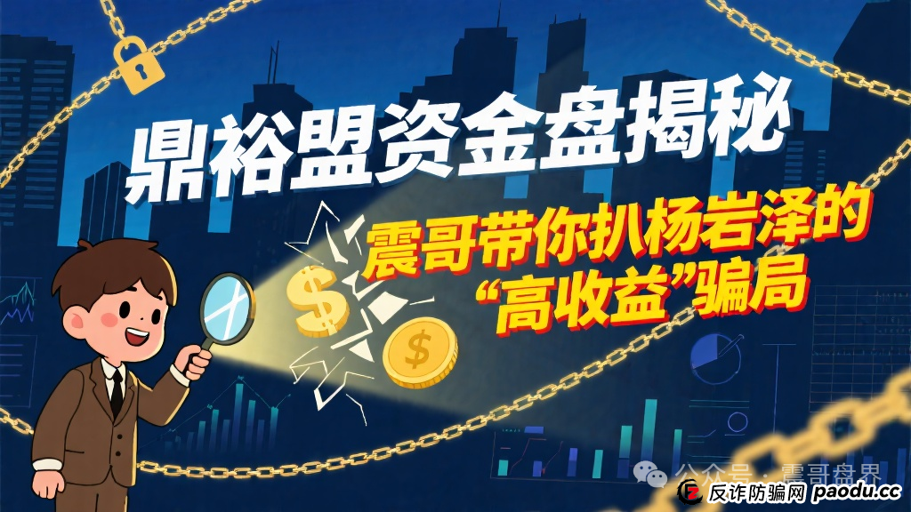 鼎裕盟是正规公司吗?鼎裕盟资金盘揭秘,震哥带你扒杨岩泽的“高收益”骗局
