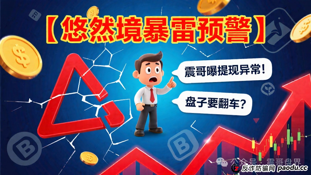 【悠然境暴雷预警】震哥曝提现异常!盘子要翻车?