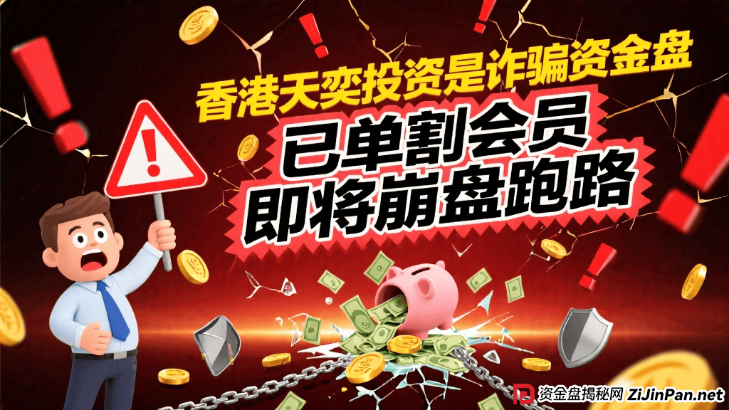 香港天奕投资是诈骗资金盘,已经单割会员,即将崩盘跑路 香港天奕投资是诈骗资金盘,已经单割会员,即将崩盘跑路