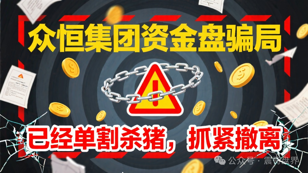 众恒集团资金盘骗局,已经单割杀猪,抓紧撤离