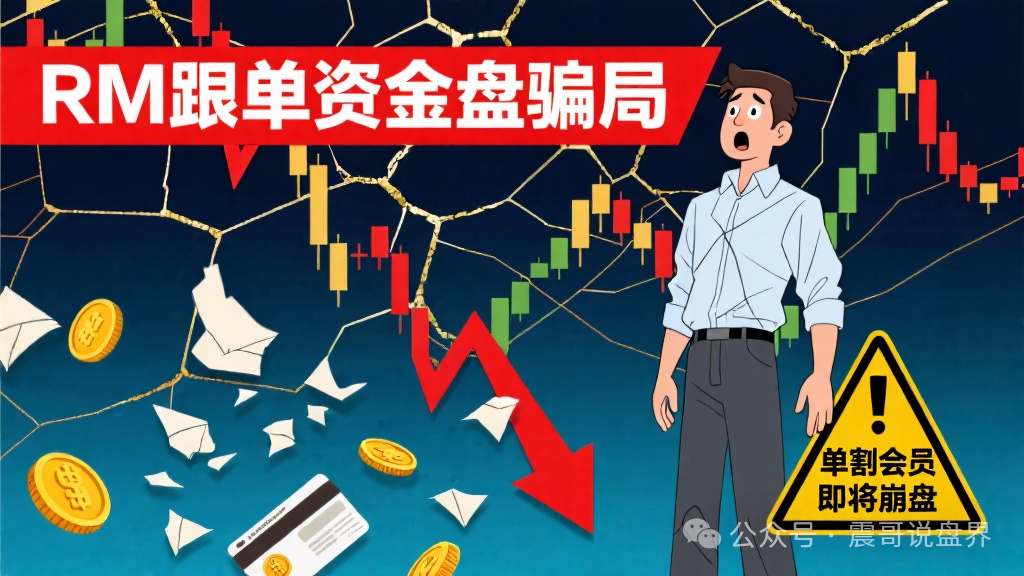 RM跟单资金盘骗局，单割会员，即将崩盘